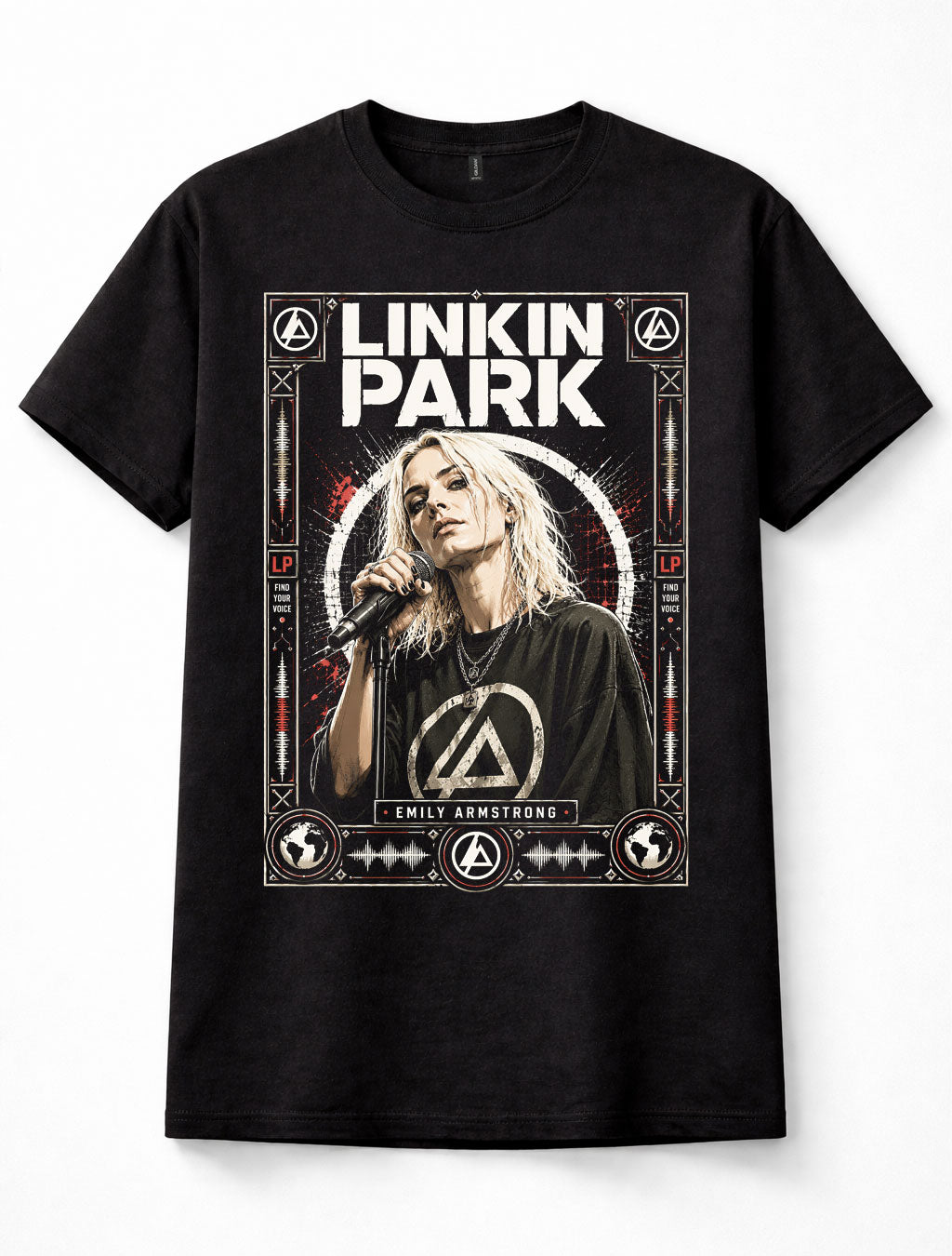Linkin Park Emily Armstrong Live Performance Rock Unisex T-Shirt