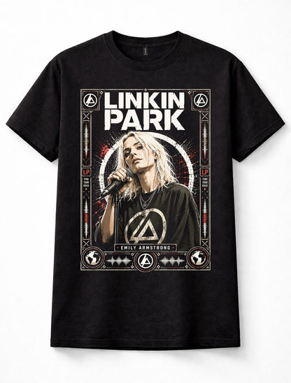 Linkin Park Emily Armstrong Live Performance Rock Unisex T-Shirt