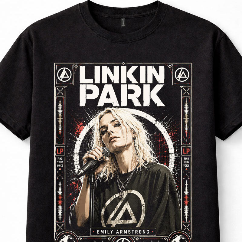 Linkin Park Emily Armstrong Live Performance Rock Unisex T-Shirt