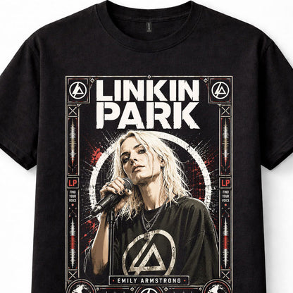 Linkin Park Emily Armstrong Live Performance Rock Unisex T-Shirt