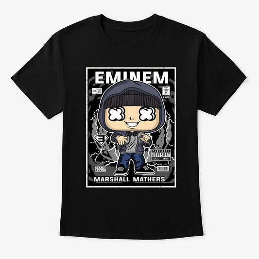 Eminem Marshall Mathers Hip Hop Funko Pop Style Unisex T-Shirt