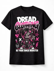 Emo Gothic Rag Doll Skull Horror Punk Graphic Unisex T-Shirt
