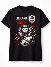 England Football 2026 Lion Soccer Fan Supporter Graphic Unisex T-Shirt