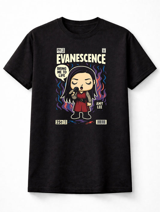 Evanescence Amy Lee Bring Me To Life Gothic Rock Band Adults & Kids Unisex T-Shirt