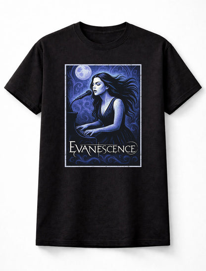 Evanescence Amy Lee Fallen Gothic Rock Icon Adults & Kids Unisex T-Shirt