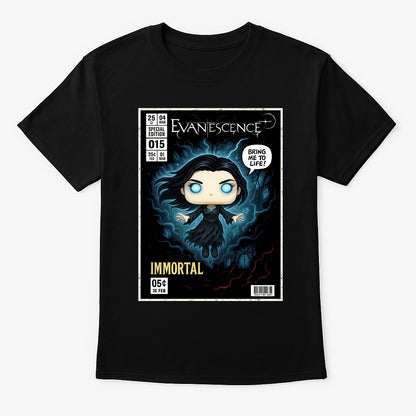 Evanescence Bring Me to Life Goth Rock Funko Pop Style Unisex T-Shirt