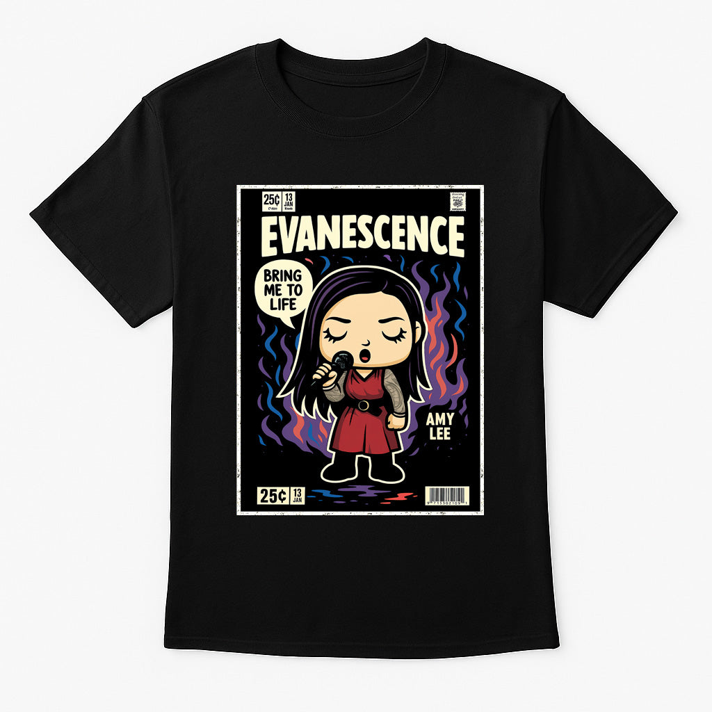 Evanescence Immortal Goth Metal Funko Pop Style Unisex T-Shirt