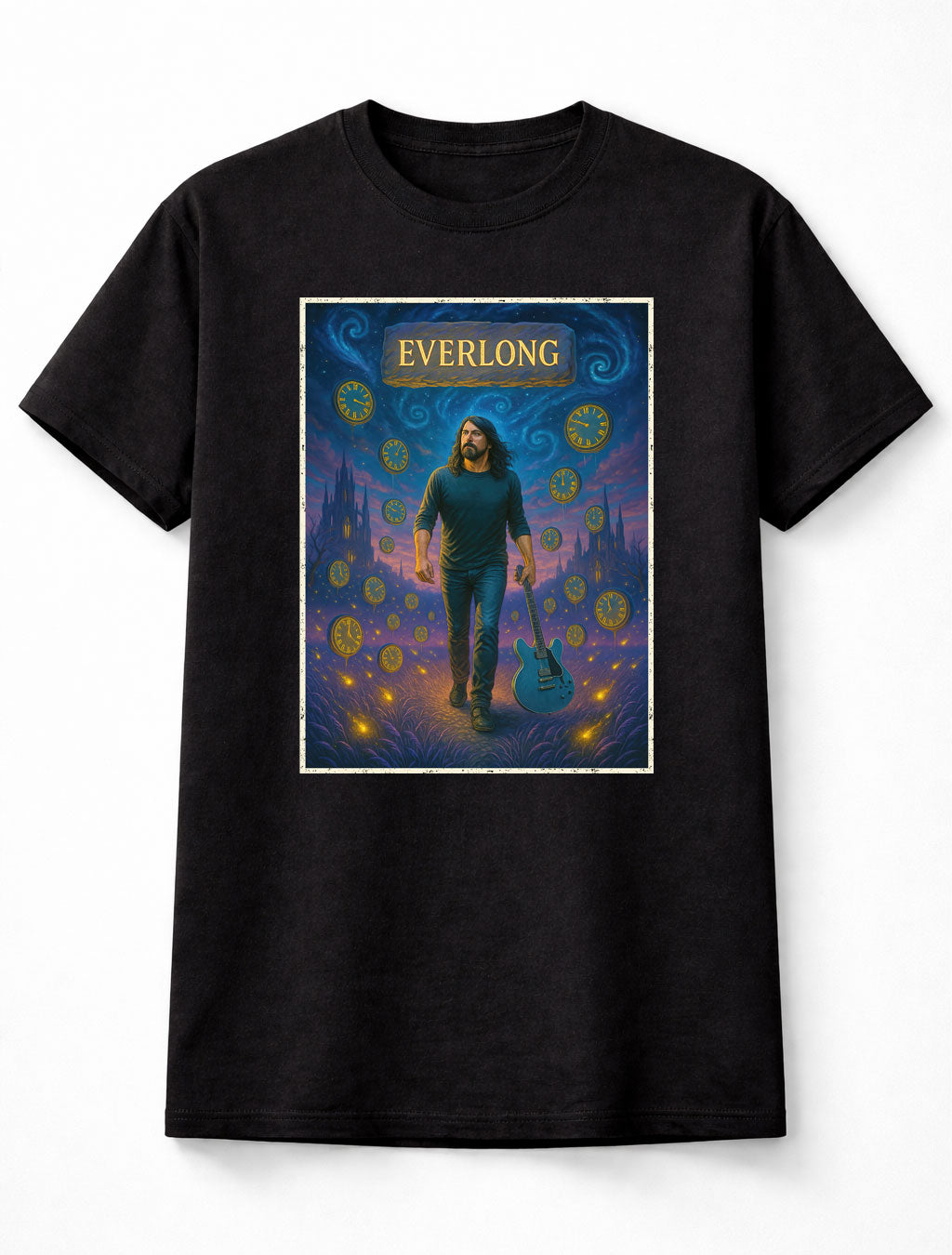 Foo Fighters Everlong Dave Grohl Alternative Rock Classic Adults & Kids Unisex T-Shirt