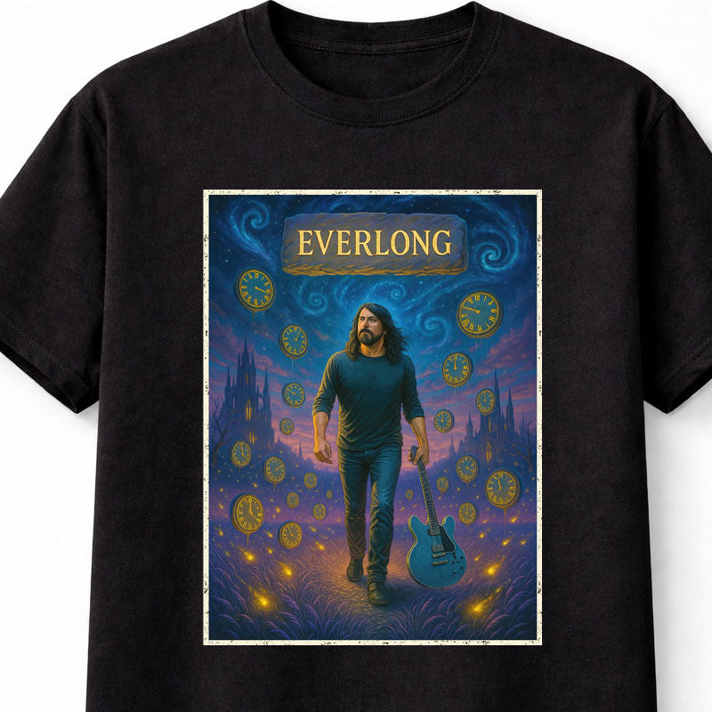 Foo Fighters Everlong Dave Grohl Alternative Rock Classic Adults & Kids Unisex T-Shirt