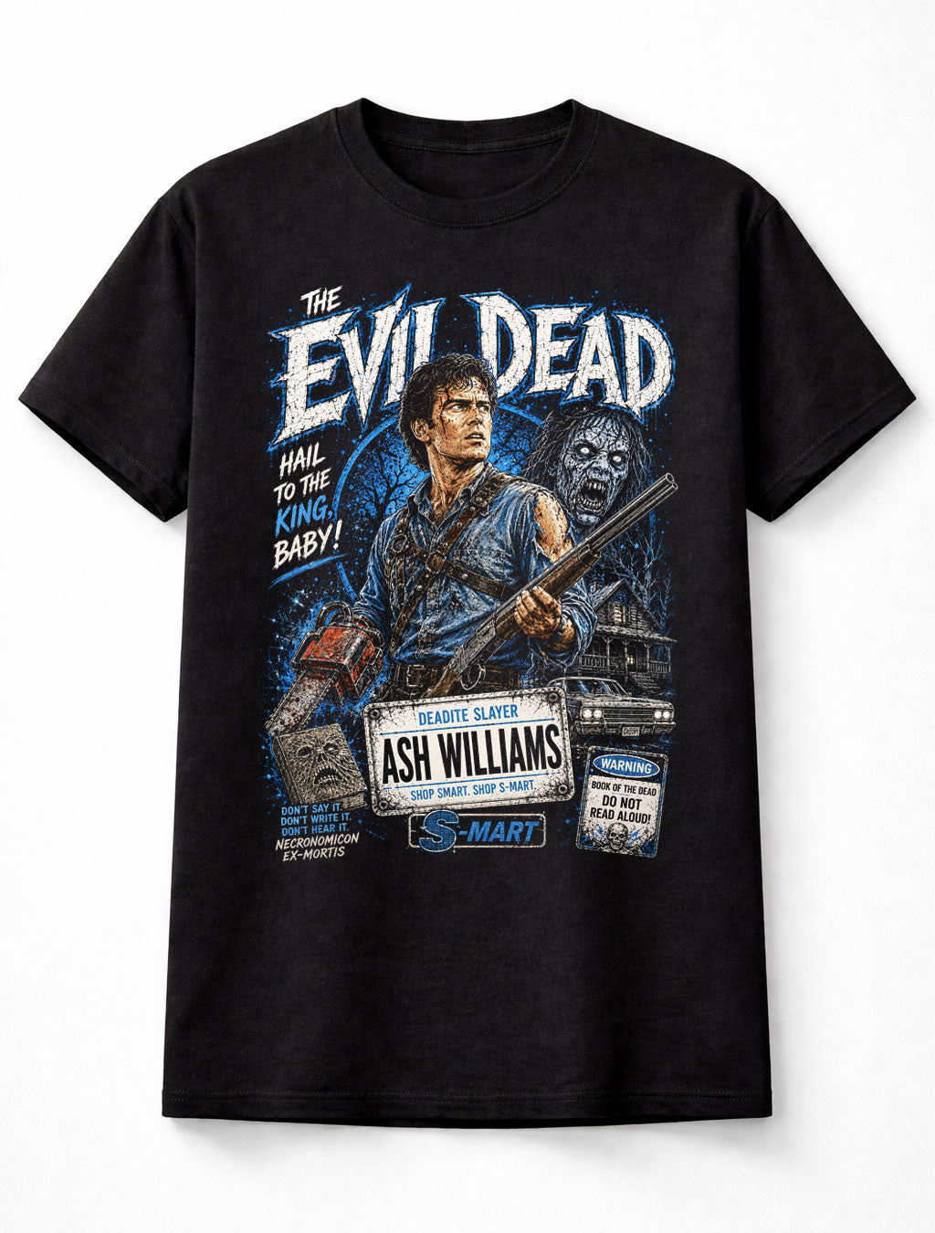 The Evil Dead Ash Williams Bruce Campbell Horror Movie Unisex T-Shirt