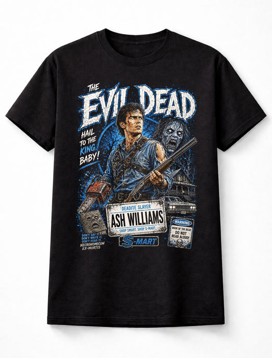 The Evil Dead Ash Williams Bruce Campbell Horror Movie Unisex T-Shirt
