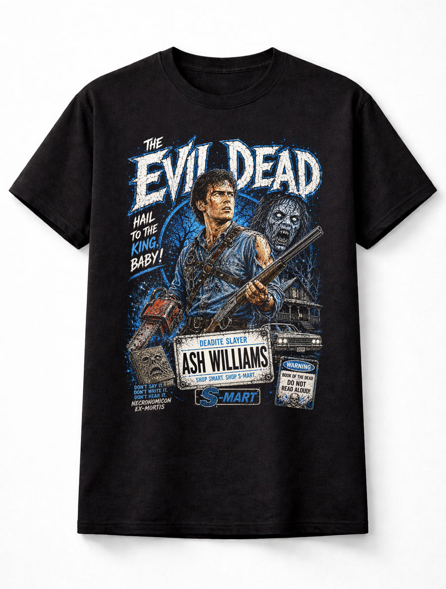 The Evil Dead Ash Williams Bruce Campbell Horror Movie Unisex T-Shirt