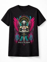 Angel Warrior Gothic Fantasy Religious Horror Art Unisex T-Shirt