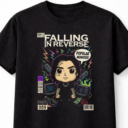 Falling In Reverse Popular Monster Ronnie Radke Rock Band Adults & Kids Unisex T-Shirt