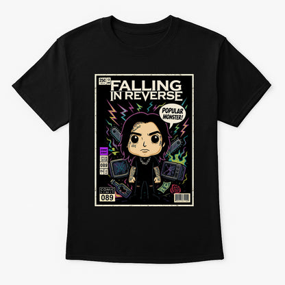 Falling In Reverse Popular Monster Post Hardcore Funko Pop Style Unisex T-Shirt