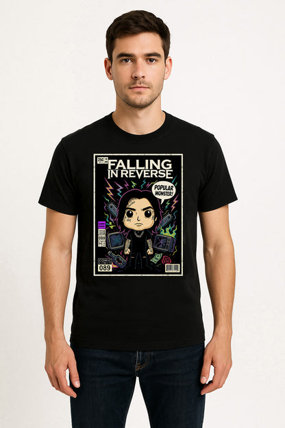 Falling In Reverse Popular Monster Post Hardcore Funko Pop Style Unisex T-Shirt