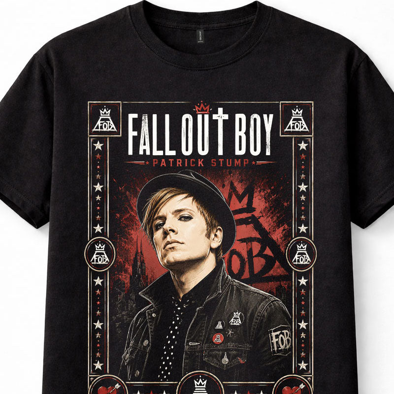 Fall Out Boy Patrick Stump Pop Punk Rock Band Unisex T-Shirt