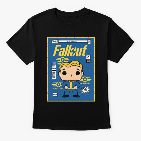 Fallout Vault Boy “Vault-Tec Approved” Unisex T-Shirt – Post-Apocalyptic Gamer Tee