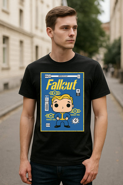 Fallout Vault Boy “Vault-Tec Approved” Unisex T-Shirt – Post-Apocalyptic Gamer Tee