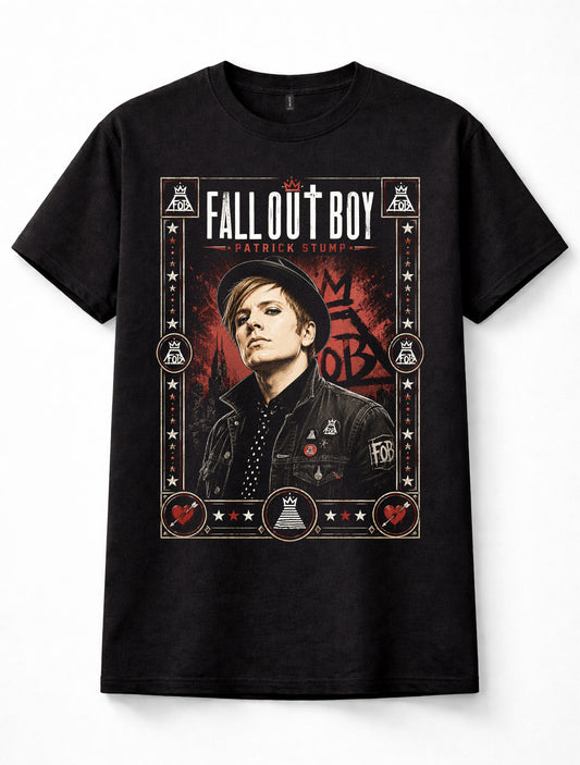 Fall Out Boy Patrick Stump Pop Punk Rock Band Unisex T-Shirt