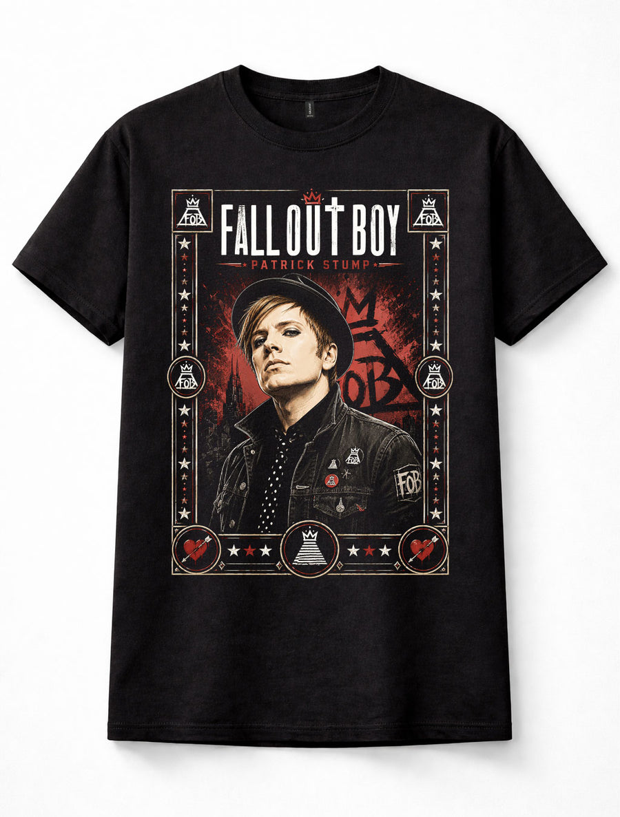 Fall Out Boy Patrick Stump Pop Punk Rock Band Unisex T-Shirt