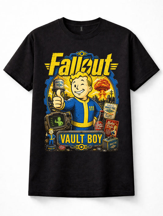 Fallout Vault Boy Vault-Tec Nuka Cola Gaming Unisex T-Shirt