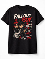Fall Out Boy Pop Punk Rock Band Graphic T-Shirt This Aint A Scene Arms Race Lyrics Music Fan Emo Punk Tee Adult & Kids Unisex T-Shirt