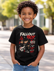Fall Out Boy Pop Punk Rock Band Graphic T-Shirt This Aint A Scene Arms Race Lyrics Music Fan Emo Punk Tee Adult & Kids Unisex T-Shirt
