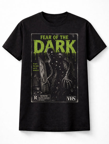 Fear of the Dark Horror Monster VHS Gothic Halloween Unisex T-Shirt
