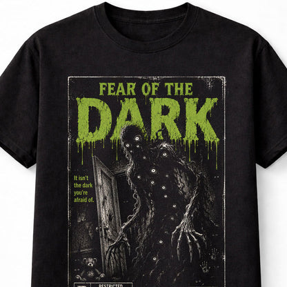 Fear of the Dark Horror Monster VHS Gothic Halloween Unisex T-Shirt