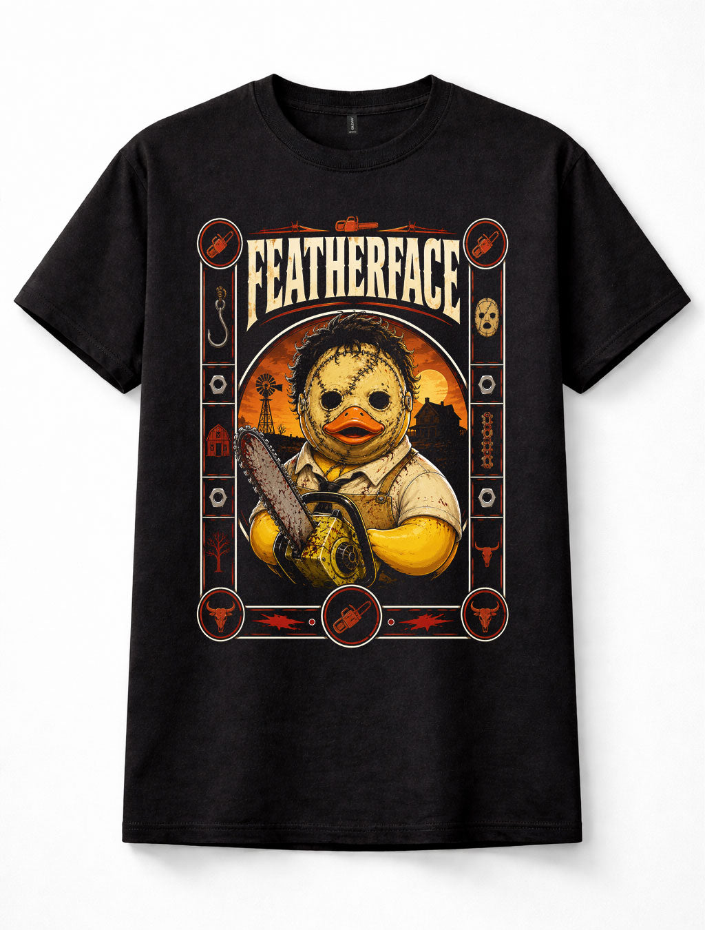 Featherface Leatherface Texas Chainsaw Massacre Horror Duck Unisex T-Shirt