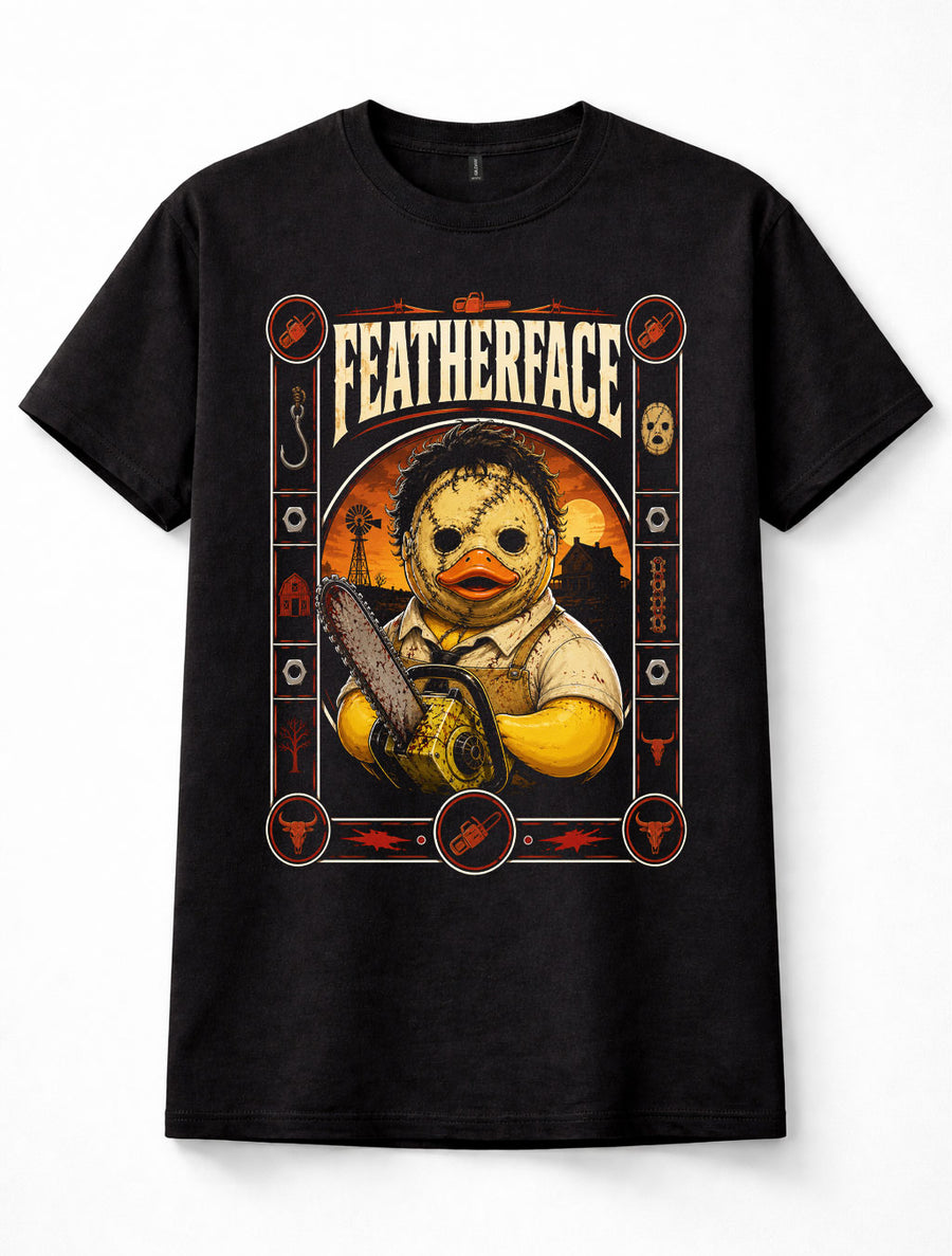 Featherface Leatherface Texas Chainsaw Massacre Horror Duck Unisex T-Shirt