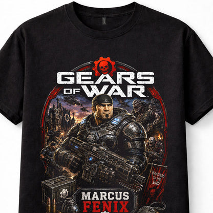 Gears of War Marcus Fenix COG Soldier Gaming Unisex T-Shirt