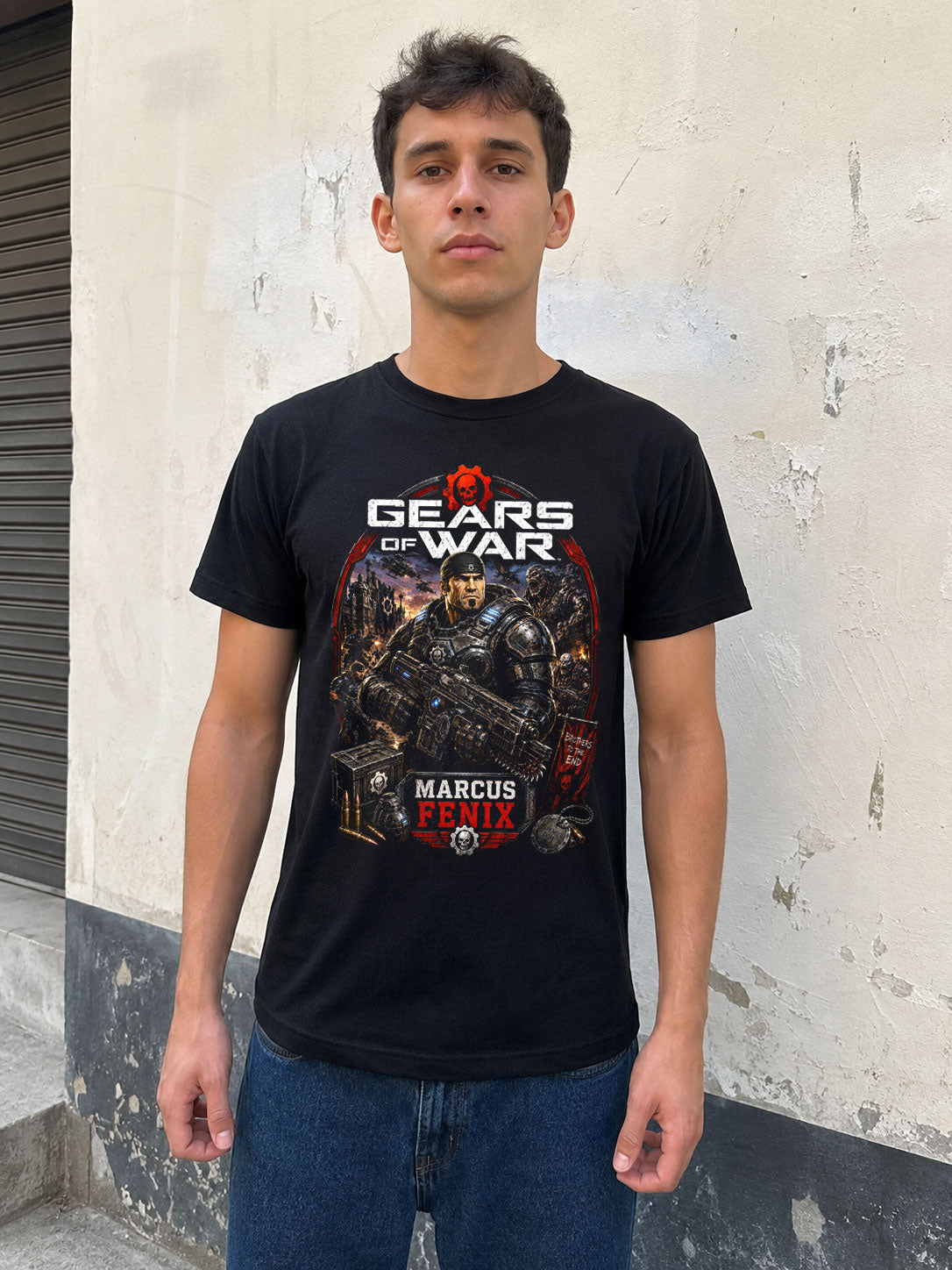 Gears of War Marcus Fenix COG Soldier Gaming Unisex T-Shirt