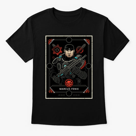 Marcus Fenix Retro Gaming Unisex T-Shirt Gears of War Character Tee