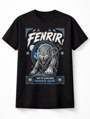 Fenrir Ragnarok Wolf Norse Mythology Viking Unisex T-Shirt