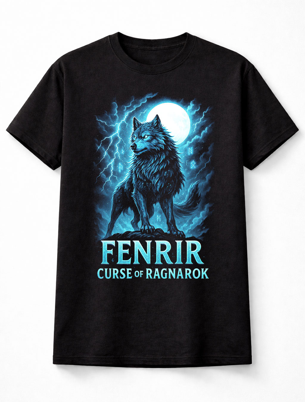 Fenrir Wolf Ragnarok Norse Mythology Graphic Unisex T-Shirt
