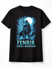 Fenrir Wolf Ragnarok Norse Mythology Graphic Unisex T-Shirt