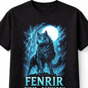 Fenrir Wolf Ragnarok Norse Mythology Graphic Unisex T-Shirt