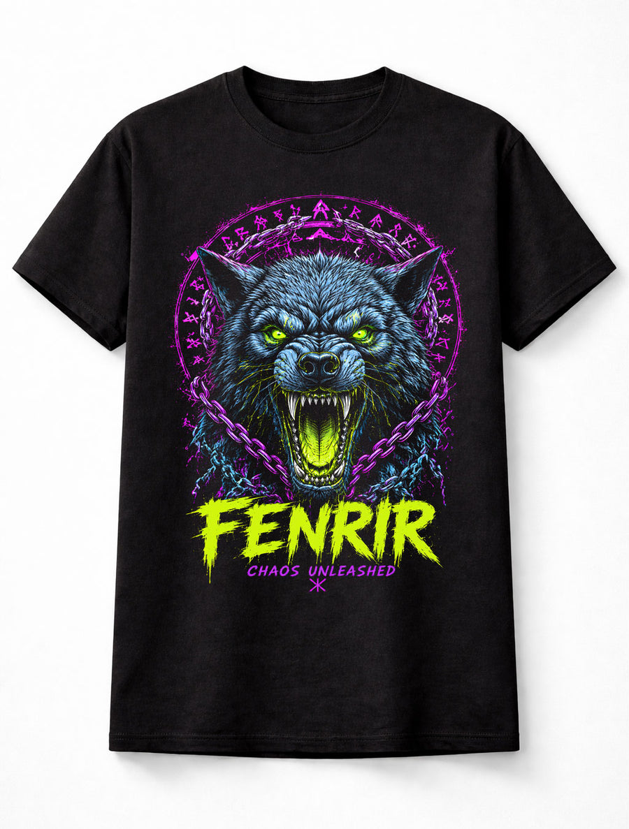 Fenrir Wolf Norse Mythology Ragnarok Viking Beast Unisex T-Shirt