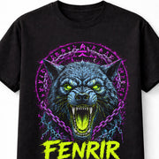 Fenrir Wolf Norse Mythology Ragnarok Viking Beast Unisex T-Shirt