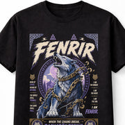 Fenrir Norse Wolf Ragnarok Viking Mythology Unisex T-Shirt