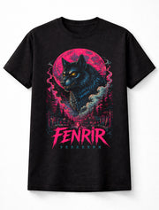 Fenrir Wolf Viking Ragnarok Moon Nordic Mythology Unisex T-Shirt