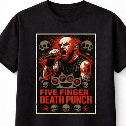 Five Finger Death Punch Ivan Moody 5FDP Heavy Metal Warriors Adults & Kids Unisex T-Shirt