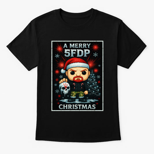 Five Finger Death Punch Merry Christmas Unisex Christmas T-Shirt or Hoodie