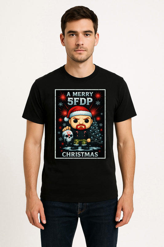 Five Finger Death Punch Merry Christmas Unisex Christmas T-Shirt or Hoodie