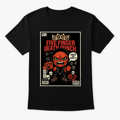 Five Finger Death Punch “Under and Over It” Unisex T-Shirt – Heavy Metal Iconic Album Tee