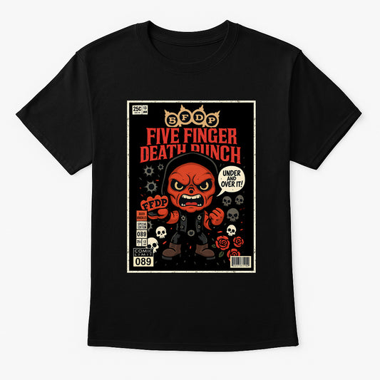 Five Finger Death Punch “Under and Over It” Unisex T-Shirt – Heavy Metal Iconic Album Tee