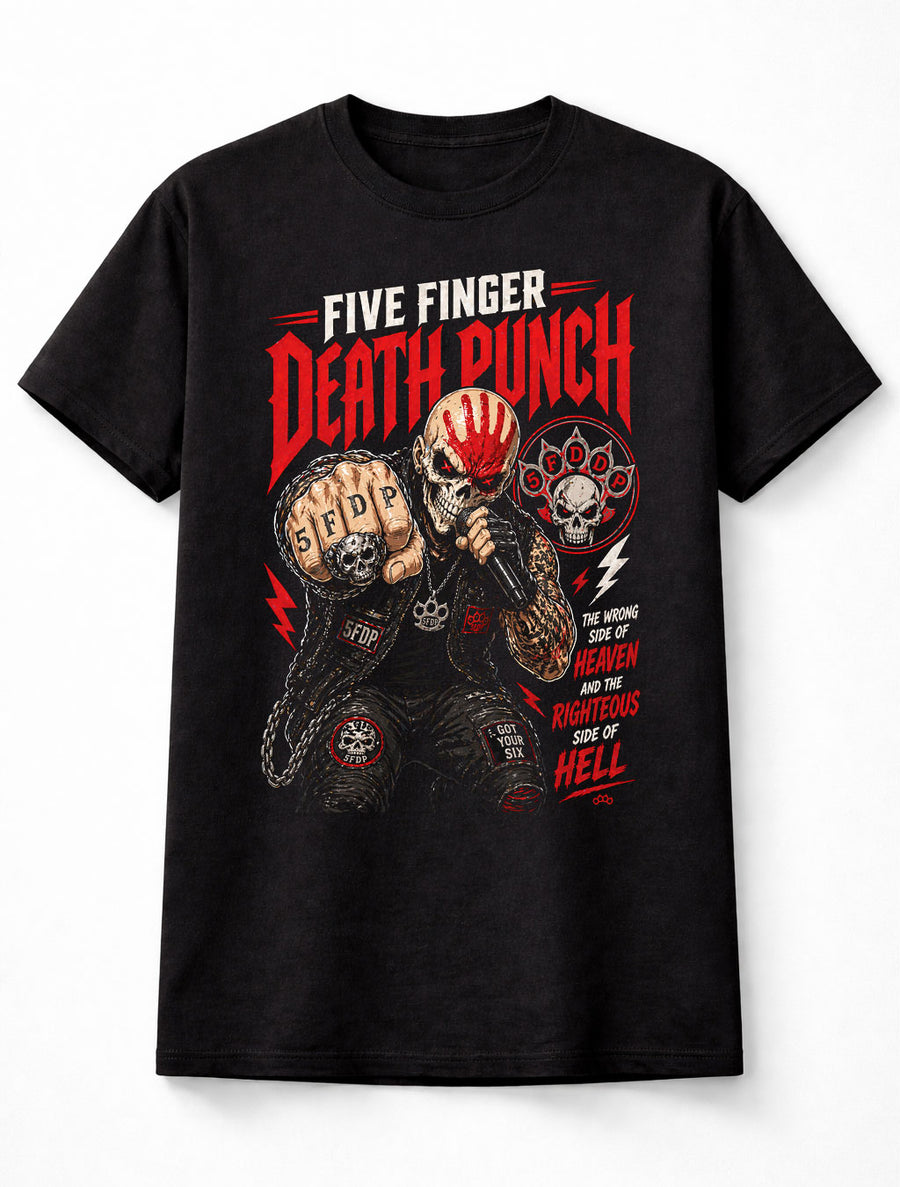 Five Finger Death Punch 5FDP Heavy Metal Unisex T-Shirt