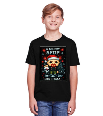 Five Finger Death Punch Merry Christmas Unisex Christmas T-Shirt or Hoodie